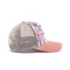 Aung Crown flat embroidery kids baseball caps with a mesh back KN2102076