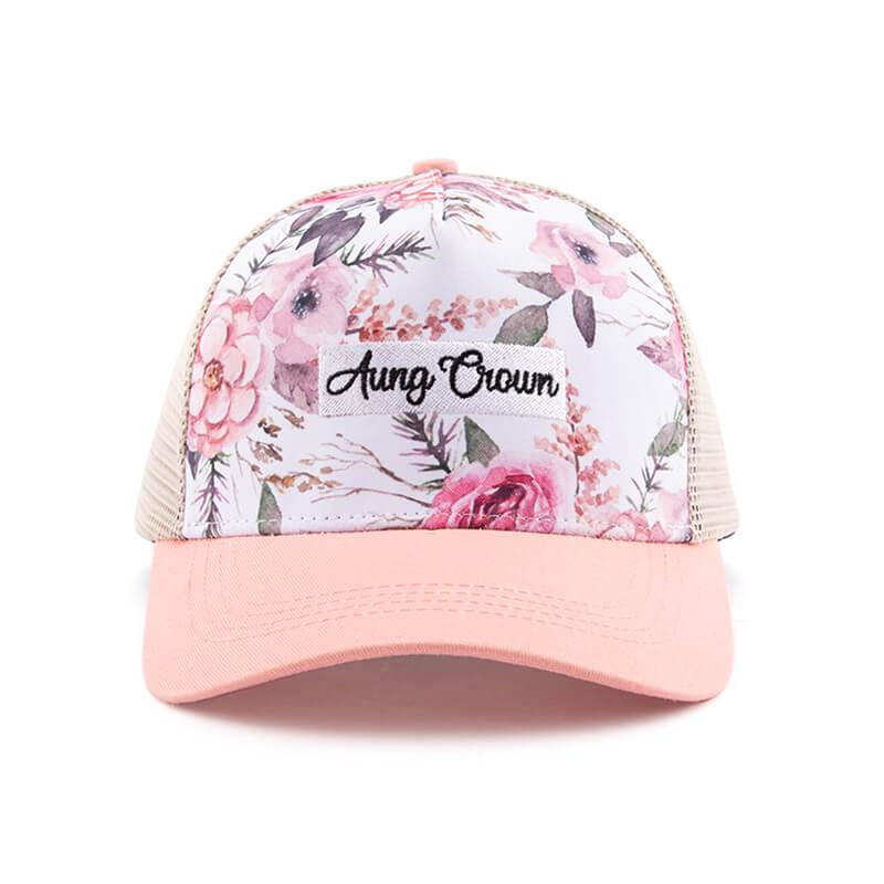Aung Crown pink kids baseball caps KN2102076 Aung Crown pink kids baseball caps KN2102076