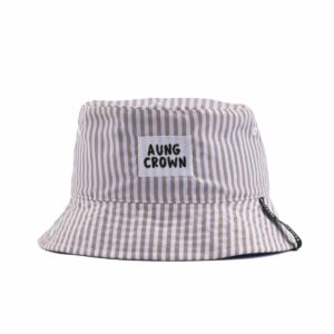 Aung Crown flat embroidery kid bucket hat KN2102232