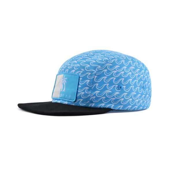 blue 5 panel hat