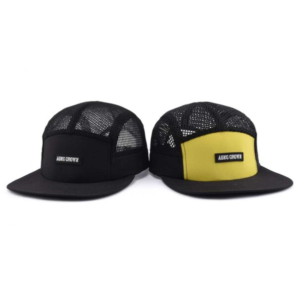 mesh five panel hat