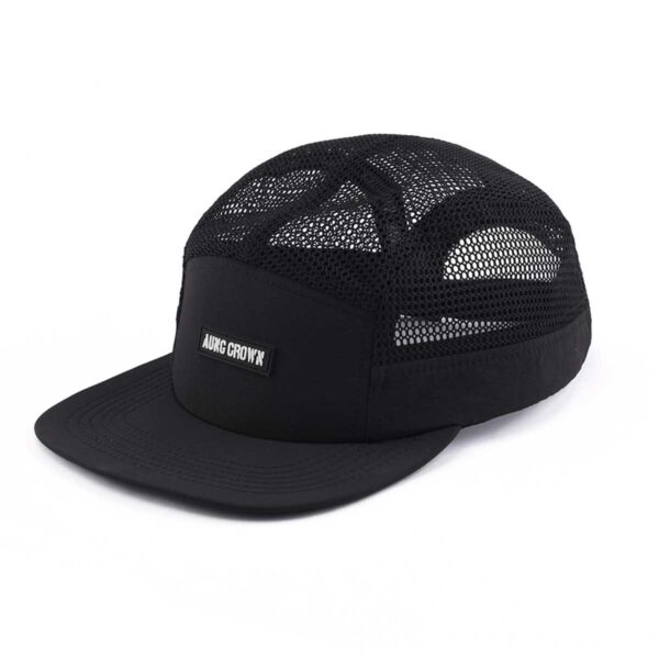 mesh five panel hat