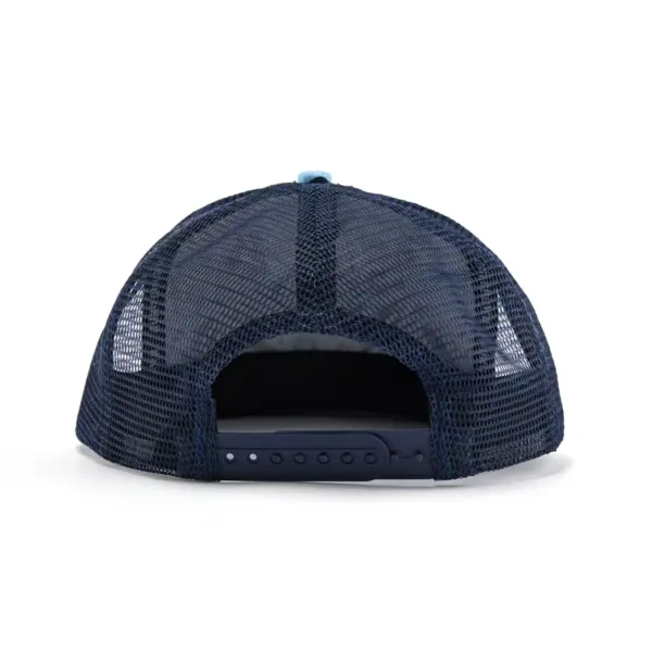 Aung Crown blue hat kid cute with a mesh back and a plastic snap SFA-210326-4