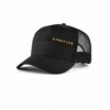 Streeter 6-panel black trucker hat mens for sports KN20112503