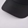 Streeter 6-panel sports black trucker hat mens with a black curved brim KN20112503