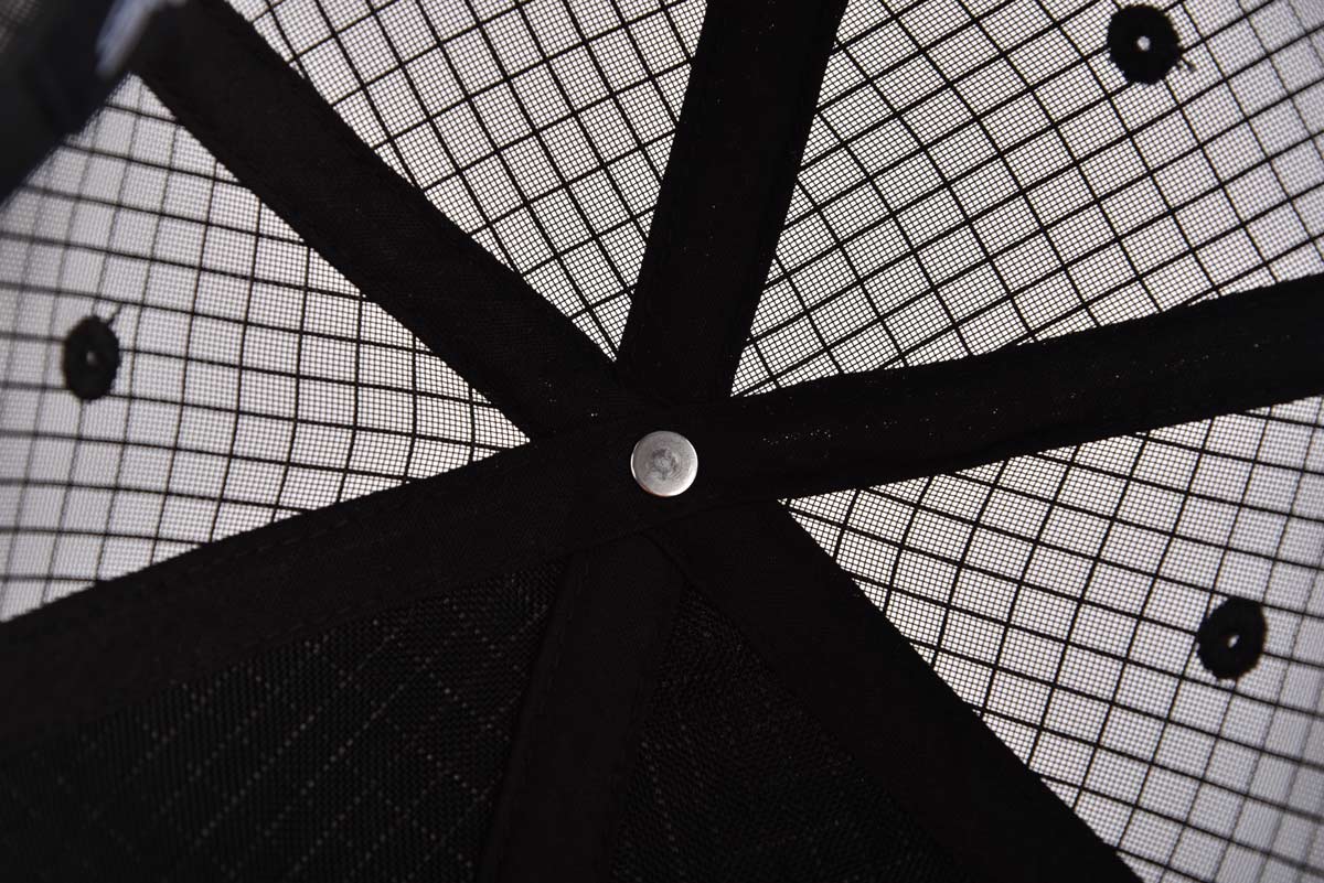 Streeter black curved brim trucker hat for men at the inner crown view KN2012141 Streeter black curved brim trucker hat for men at the inner crown view KN2012141