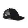 Streeter black curved brim trucker hat for men at the side view KN2012141