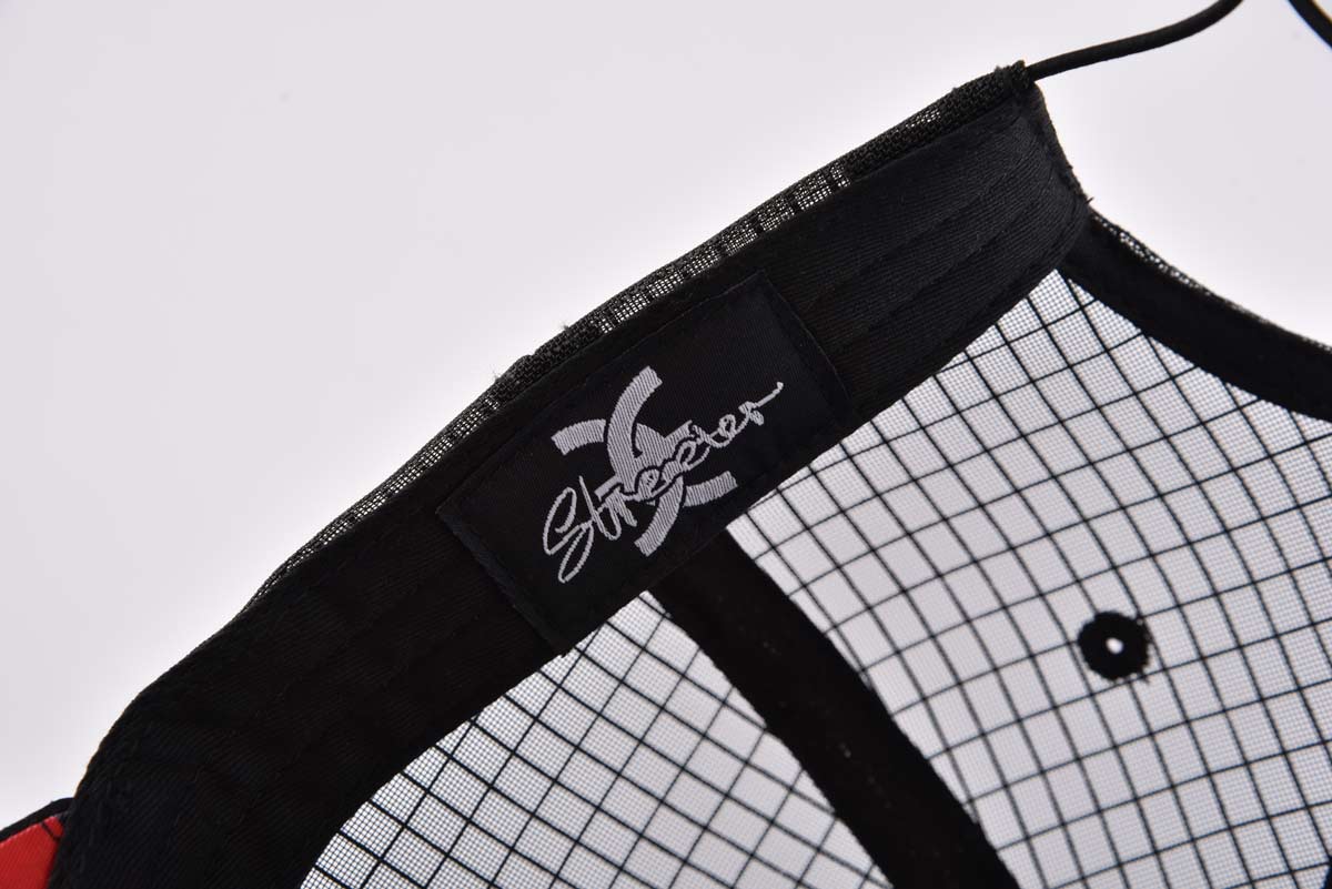 Streeter black curved brim trucker hat with an inner label on the sweatband KN2012141 Streeter black curved brim trucker hat with an inner label on the sweatband KN2012141