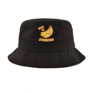 Streeter black short brim bucket hat KN2101263