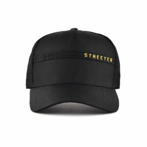 Streeter black trucker hat mens for sports KN20112503