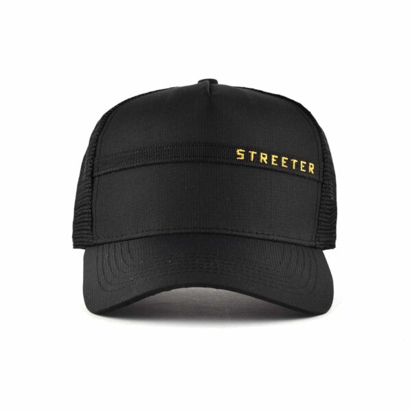 Streeter black trucker hat mens for sports KN20112503