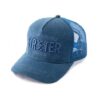 Streeter blue fashion trucker hat for women and men KN2103081