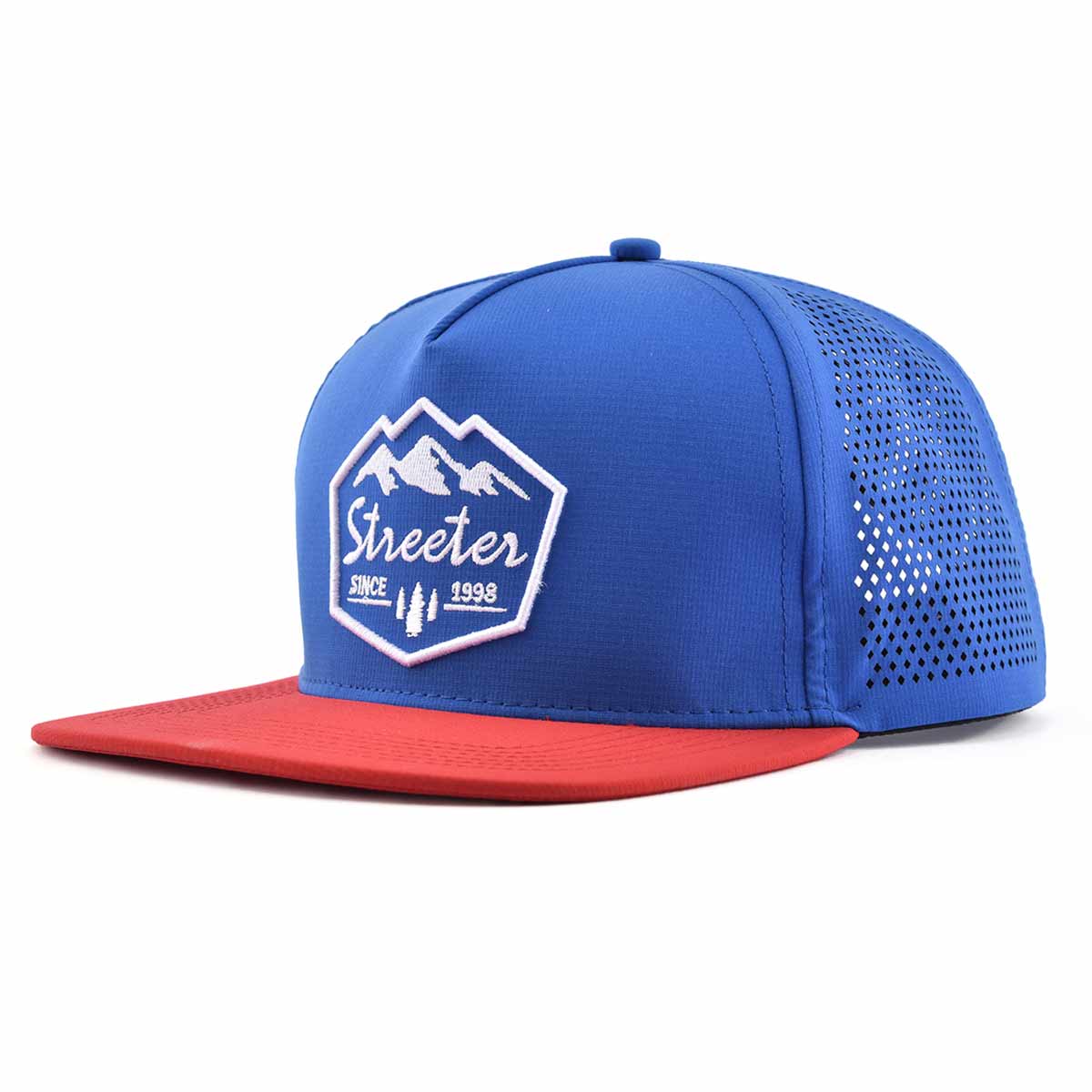 Streeter blue-red trendy trucker hat for sports KN2103125 Streeter blue-red trendy trucker hat for sports KN2103125