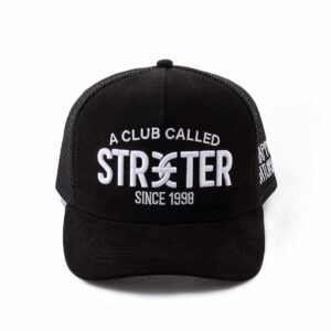 Streeter casual black fashion trucker hat for women and men KN2103081