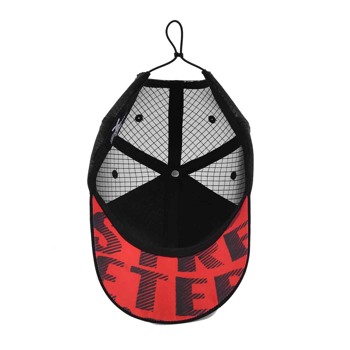 Streeter curved brim trucker hat at the down view KN2012141 Streeter curved brim trucker hat at the down view KN2012141