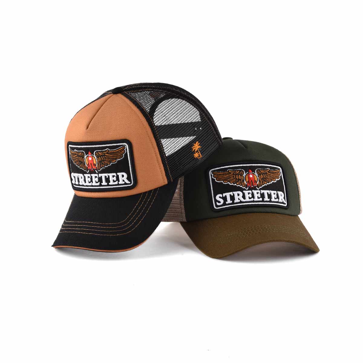 Streeter curved-brim trucker hat men available in 2 colors KN2012093 Streeter curved-brim trucker hat for men available in 2 colors KN2012093