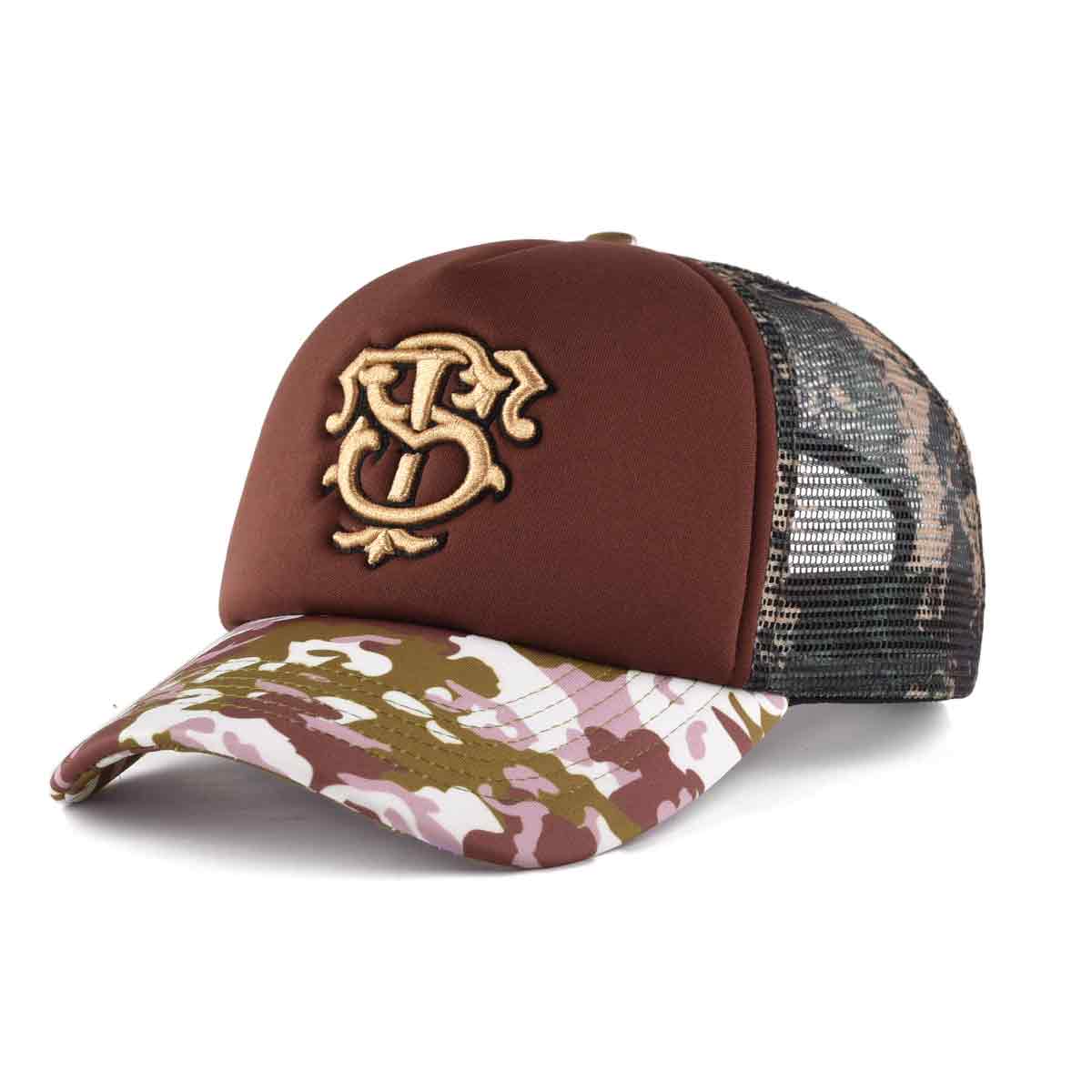 Streeter fashion camo trucker hat for women and men KN2012301-2 Streeter fashion camo trucker hat for women and men KN2012301-2