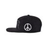 Streeter fashion corduroy snapback hat with a flat embroidery logo on the side KN2012164