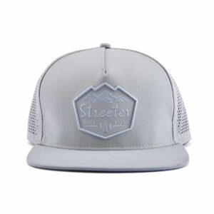 Streeter gray trendy trucker hat for sports KN2103125