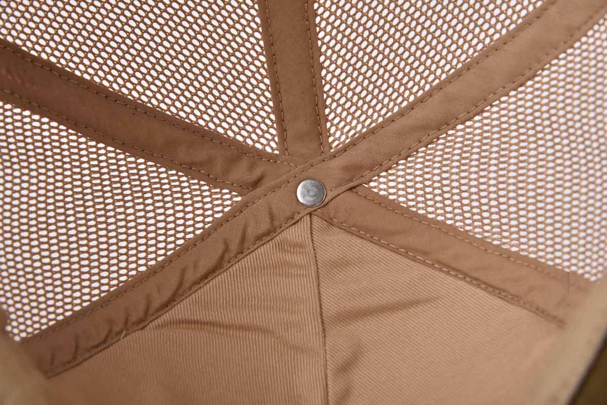 Streeter green-brown trucker hat men at the inner crown view KN2012093 Streeter green-brown trucker hat for men at the inner crown view KN2012093