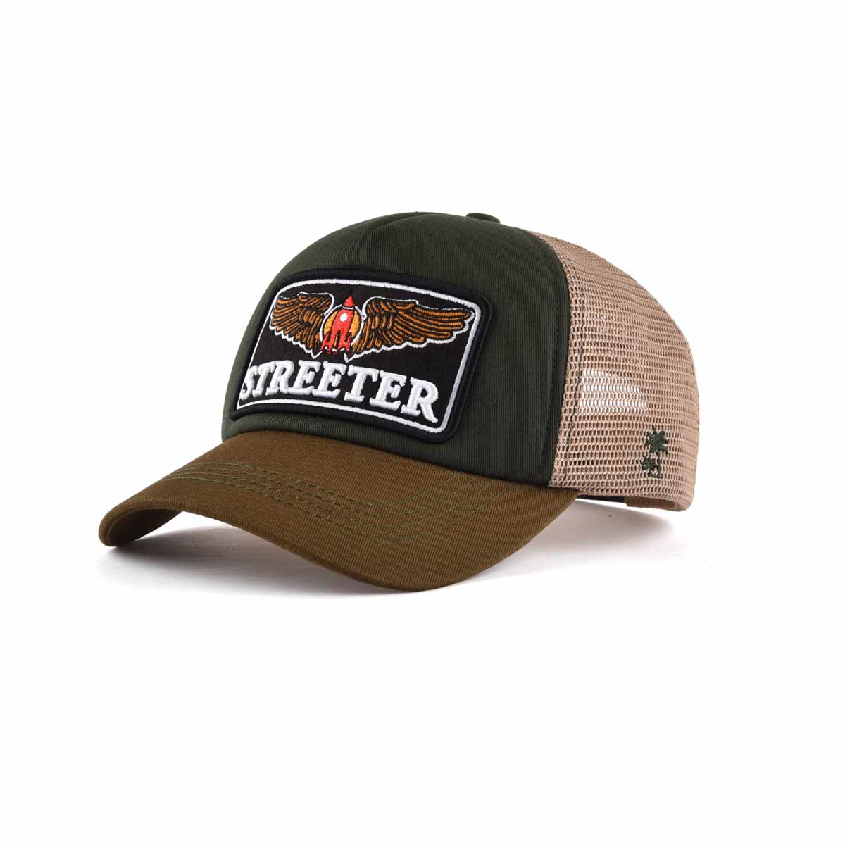 Streeter green-brown trucker hat men for outdoor KN2012093 Streeter green-brown trucker hat for men for outdoor KN2012093