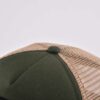 Streeter green-brown trucker hat for men with a green top button KN2012093