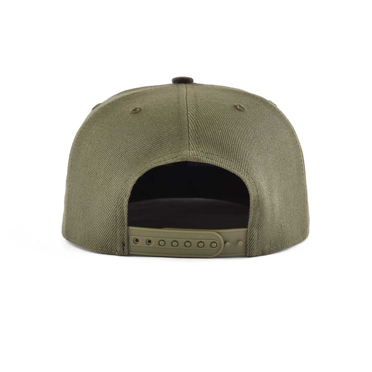 Streeter men's casual olive green snapback hat with a plastic snap closure KN2012241 Streeter men's casual olive green snapback hat with a plastic snap closure KN2012241