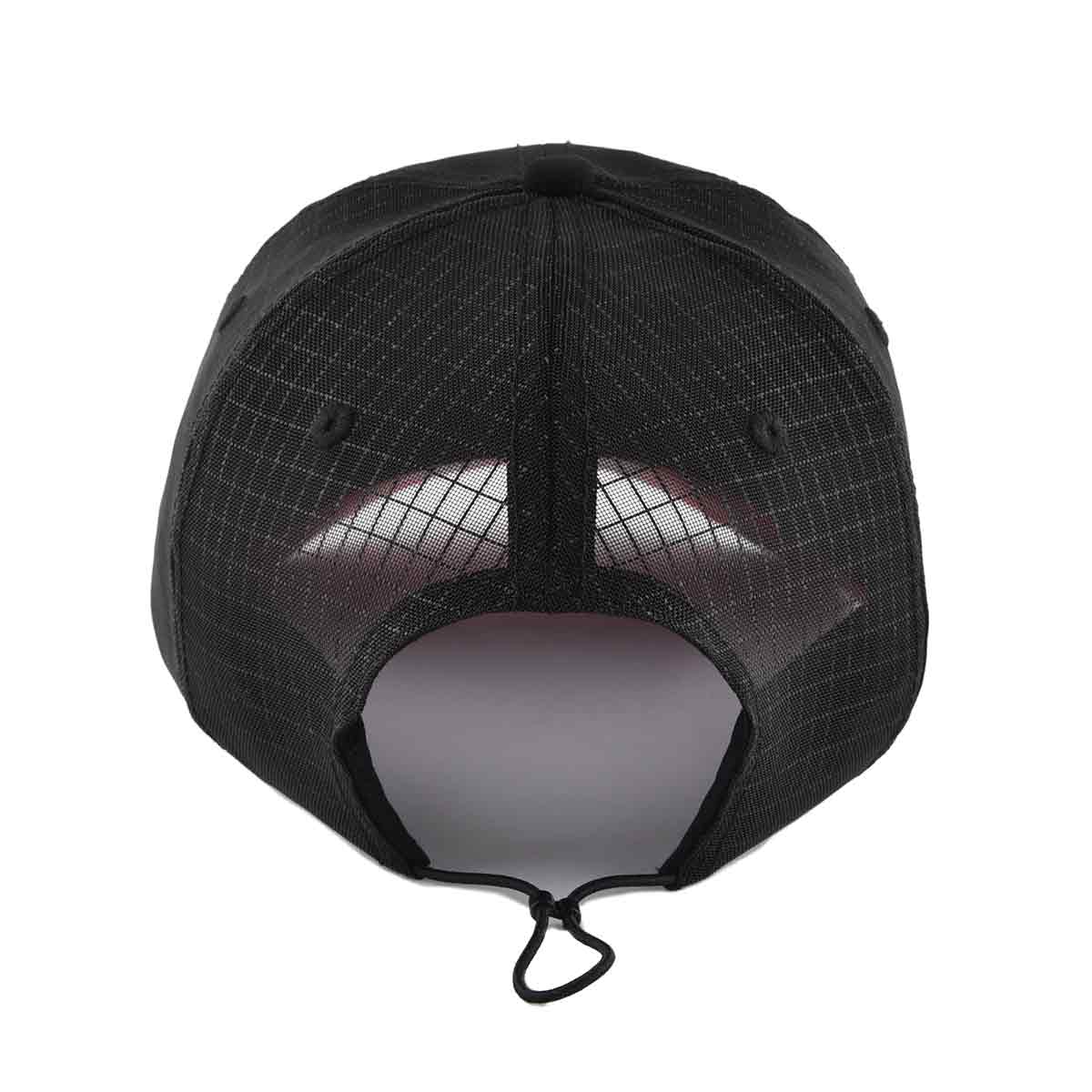 Streeter men's curved brim trucker hat in black at the backside KN2012141 Streeter men's curved brim trucker hat in black at the backside KN2012141