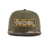 Streeter men's olive green snapback hat for sports KN2012241