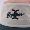 Streeter nylon bucket hat with flat embroidery letters and screen printing letters on the front SFG-210311-3