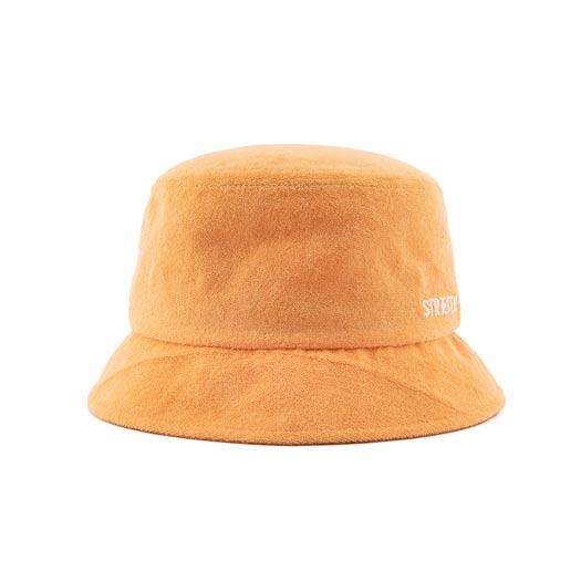 Streeter orange terry bucket hat KN2103021