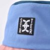 Streeter patchwork bucket hat with a woven label at the front SFG-210310-3