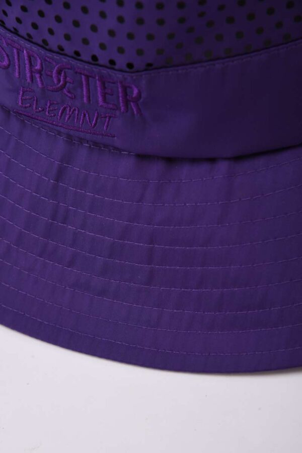 Streeter purple bucket hat with a narrow-down brim KN2103122