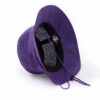 Streeter purple bucket hat with an inner label, a sweatband, and chin straps KN2103122