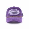 Streeter purple mesh trucker hat for women and men KN2102051