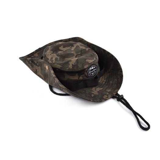 Streeter safari bucket hat with foldable brim and snap buttons KN2012081-1