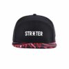 Streeter unisex black and red trucker hat for sports KN20112701