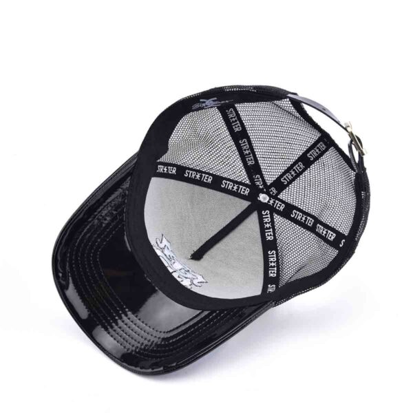 Streeter unisex black mesh hat at the inner view side KN2102212