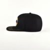 Streeter unisex black snapback hat at the horizontal view KN2012031