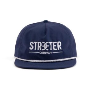 Streeter unisex navy blue snapback hat for outdoors KN2103042