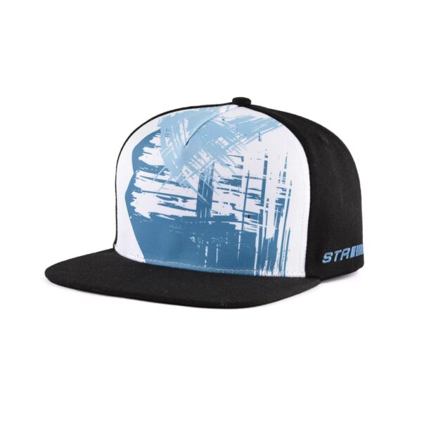 Streeter unisex snapback cap printing with a black flat brim KN2012191