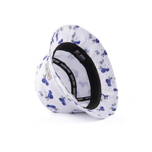 Streeter white floral bucket hat at the side KN2102191