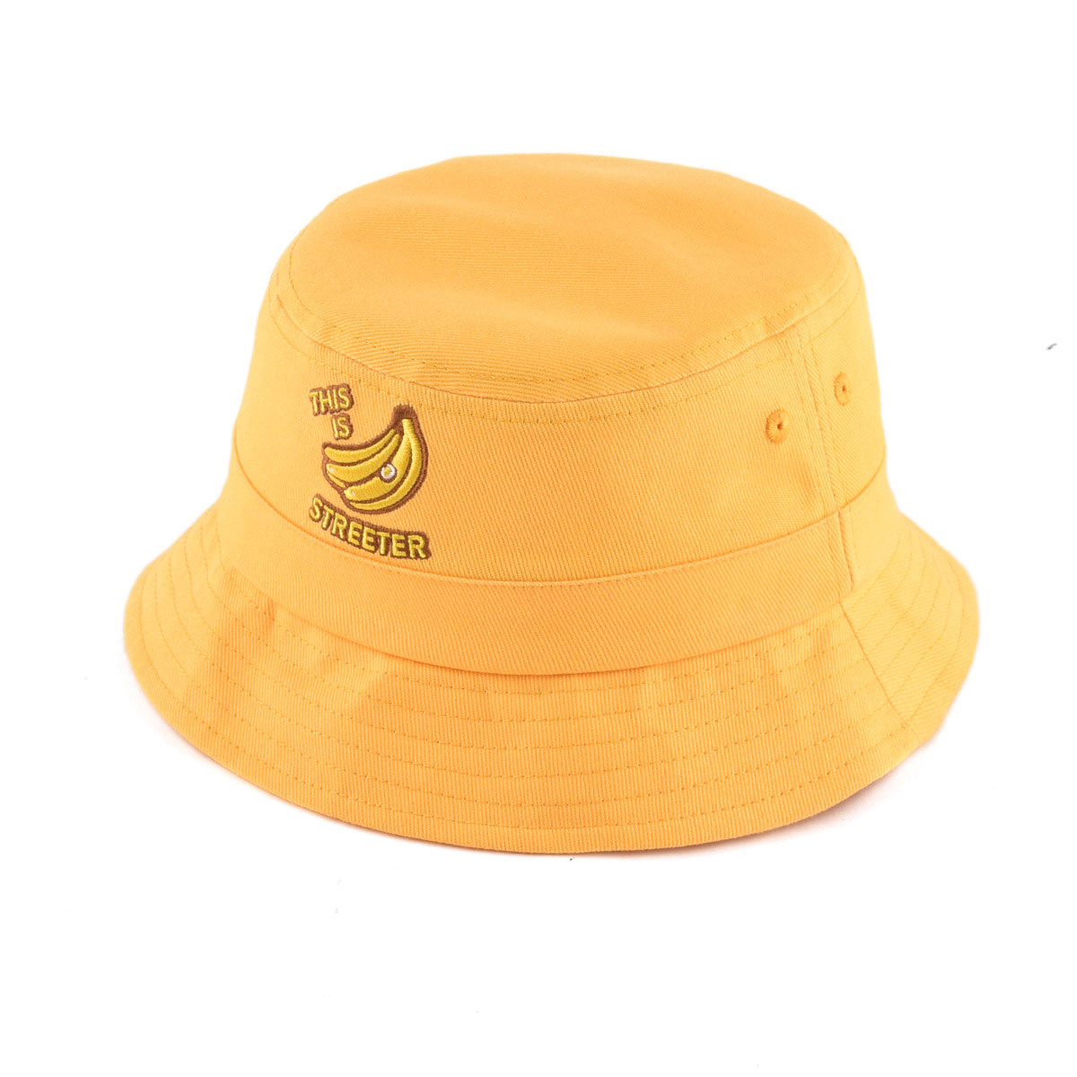 Streeter yellow short brim bucket hat KN2101263