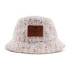 VFACAP polyester bucket hat with a leather patch KN2102191