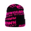 jacquard beanie