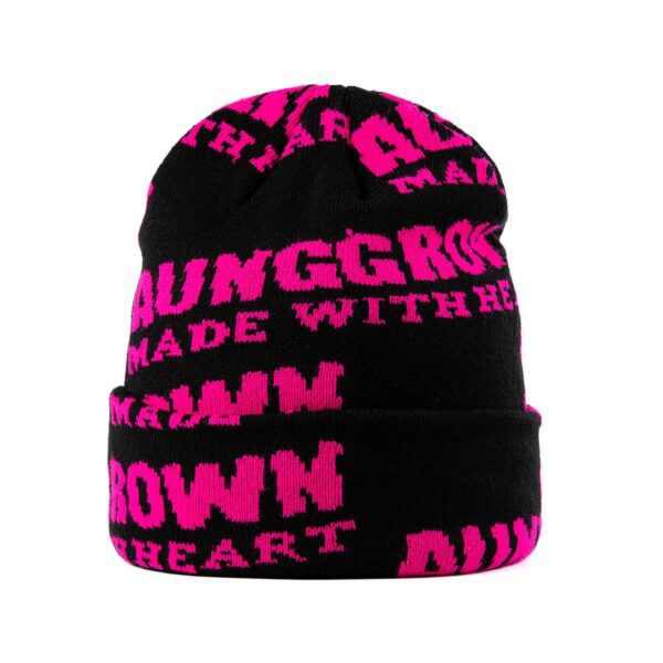 jacquard beanie