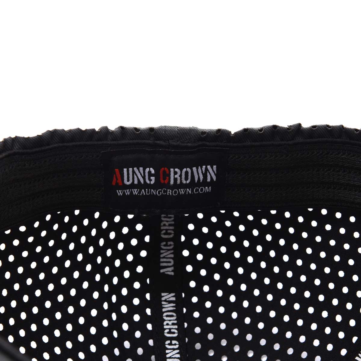 Aung Crown men's fashion polyester trucker hat with an inner label KN2103044 Aung Crown men's fashion polyester trucker hat with an inner label KN2103044