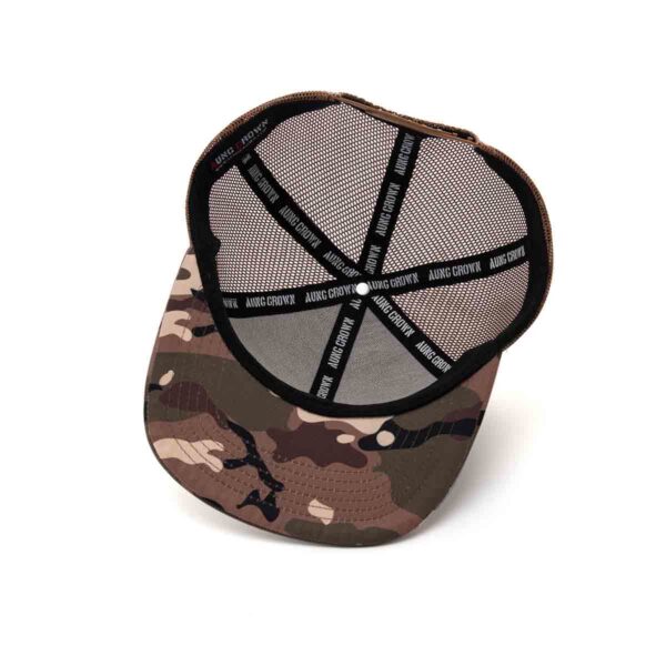 Aung Crown mens mesh trucker hat at the inner view SFG-210420-3