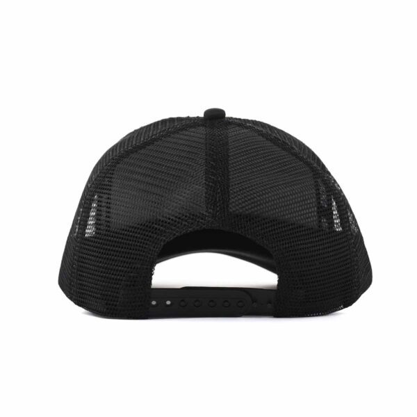 Aung Crown men's outdoor trucket hat screen printing with a black plastic snap closure SFG-210429-4