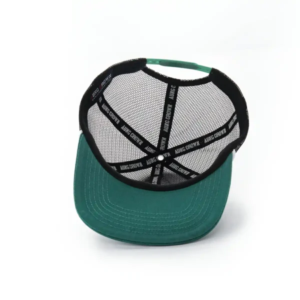 Aung Crown unisex stylish trucker hat at the inner view SFA-210407-1